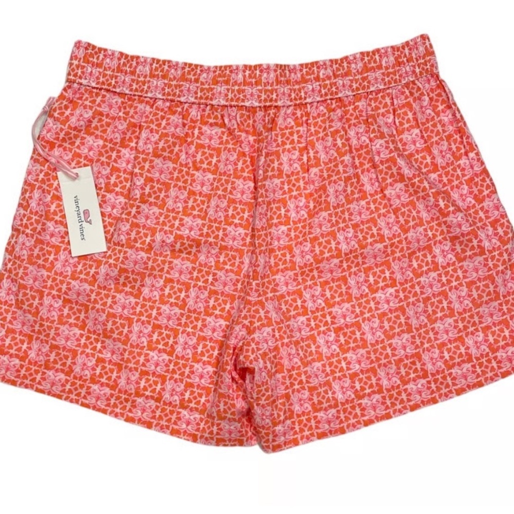 Vineyard Vines Tortala Luxe High Waist Shorts MEDIUM